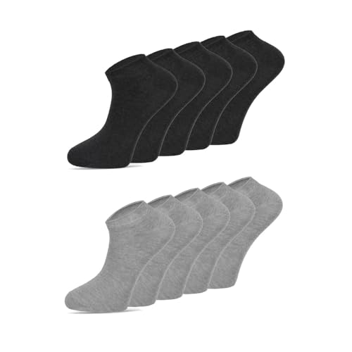 dabisocks 10 Paar Schwarz Weiß Baumwolle Sneaker Socken Herren & Damen, 35-38/39-42/43-46/47-49 Socken, Atmungsaktiv und Bequem dabisocks 10 Paar Schwarz Weiß Baumwolle Sneaker Socken Herren & Damen, 35-38/39-42/43-46/47-49 Socken, Atmungsaktiv und Bequem von dabisocks