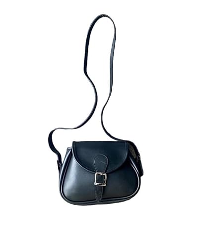 dadali Damen Crossbody Bag PVC - Moderne und stylische Schultertasche - Ss23Cnt0006 | schwarz - STD von dadali