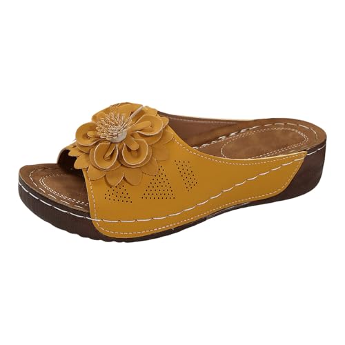 Orthopädische Sandalen Damen Sommer Ergonomische Pantoletten rutschfeste Offener Hausschuhe Leicht Bequem Slipper Slingback Sommerschuhe Vintage Schuhe Orthotic Slides Orthopädische Sandalen Damen Sommer Ergonomische Pantoletten rutschfeste Offener Hausschuhe Leicht Bequem Slipper Slingback Sommerschuhe Vintage Schuhe Orthotic Slides von dafeyuing