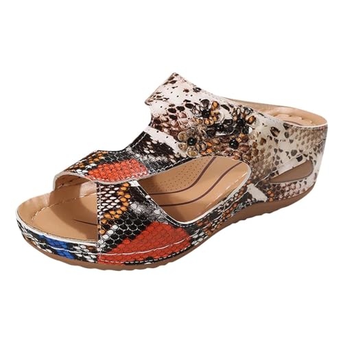 Pantoletten Sandalen OrthopäDische Frauen Bequeme Sandaletten Strandschuhe Plateau Keilabsatz Damensandalen Elegant Pantoletten Sandalen OrthopäDische Frauen Bequeme Sandaletten Strandschuhe Plateau Keilabsatz Damensandalen Elegant von dafeyuing