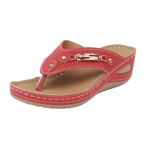 dafeyuing Damen Zehentrenner Flip Flops Badelatschen Mit OrthopäDie Bequem Sommerschuhe Frauen Bequeme OrthopäDische Sandalen Rutschfest Sommer Slip On Flach Sandaletten dafeyuing Damen Zehentrenner Flip Flops Badelatschen Mit OrthopäDie Bequem Sommerschuhe Frauen Bequeme OrthopäDische Sandalen Rutschfest Sommer Slip On Flach Sandaletten von dafeyuing