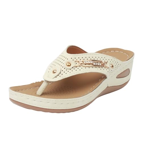 dafeyuing Damen Zehentrenner Flip Flops Badelatschen Mit OrthopäDie Bequem Sommerschuhe Frauen Bequeme OrthopäDische Sandalen Rutschfest Sommer Slip On Flach Sandaletten dafeyuing Damen Zehentrenner Flip Flops Badelatschen Mit OrthopäDie Bequem Sommerschuhe Frauen Bequeme OrthopäDische Sandalen Rutschfest Sommer Slip On Flach Sandaletten von dafeyuing