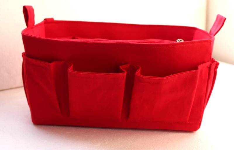 Geldbörsenorganizer Passend Für Speedy 25 - Taschenorganizer Einsatz in Sattem Rot von daffysdream