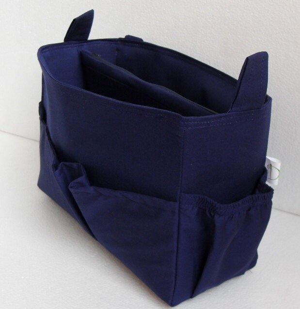 Größerer Geldbeutel-Organizer Aus Dunkelblauem Stoff von daffysdream