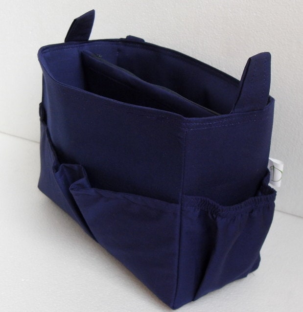 Größerer Geldbeutel-Organizer Aus Dunkelblauem Stoff von daffysdream