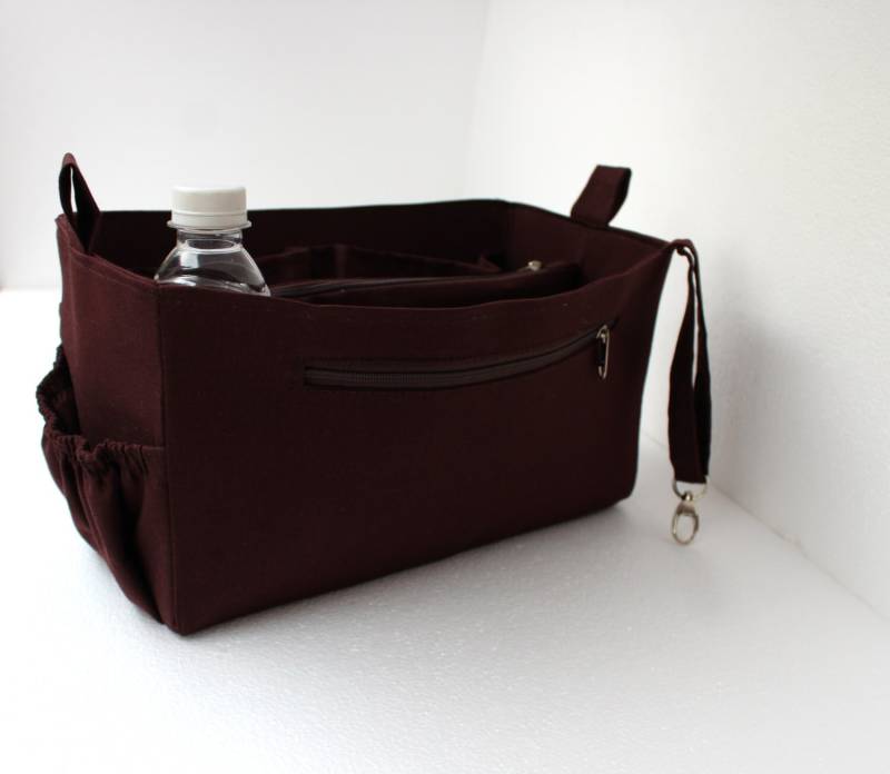 Mittelgroße Geldbörse - Taschenveranstalter in Kaffeebraun von daffysdream