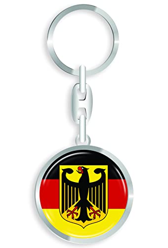 daged Deutschland Adler Schlüsselanhänger Metall Schlüsselring 3D Effekt + Aufkleber - RD daged Deutschland Adler Schlüsselanhänger Metall Schlüsselring 3D Effekt + Aufkleber - RD von daged