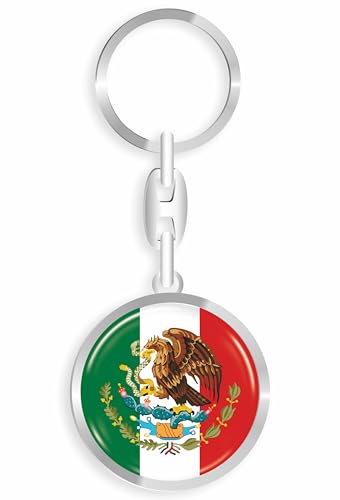 daged Mexiko Schlüsselanhänger Metall Schlüsselring 3D Effekt + Aufkleber - RD von daged