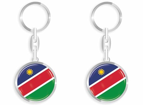 daged Namibia Schlüsselanhänger Schlüsselschmuck 3D Effekt + Aufkleber - RD von daged