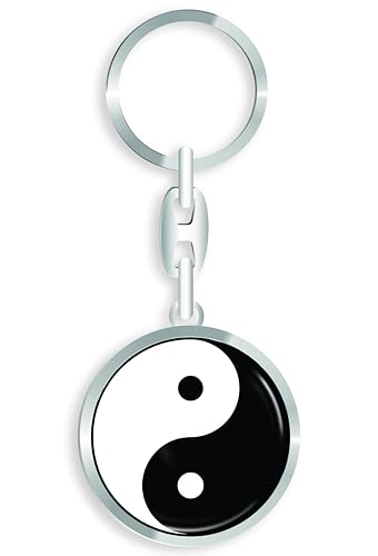 daged Yin Yang Schlüsselanhänger Schlüsselschmuck + Aufkleber von daged