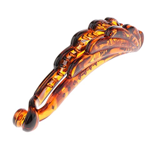 dailymall Damen Haarklammer Bananenspange Haargreifer Haarclip Barrette Kopfschmuck Haar Accessoire - Bernstein dailymall Damen Haarklammer Bananenspange Haargreifer Haarclip Barrette Kopfschmuck Haar Accessoire - Bernstein von dailymall