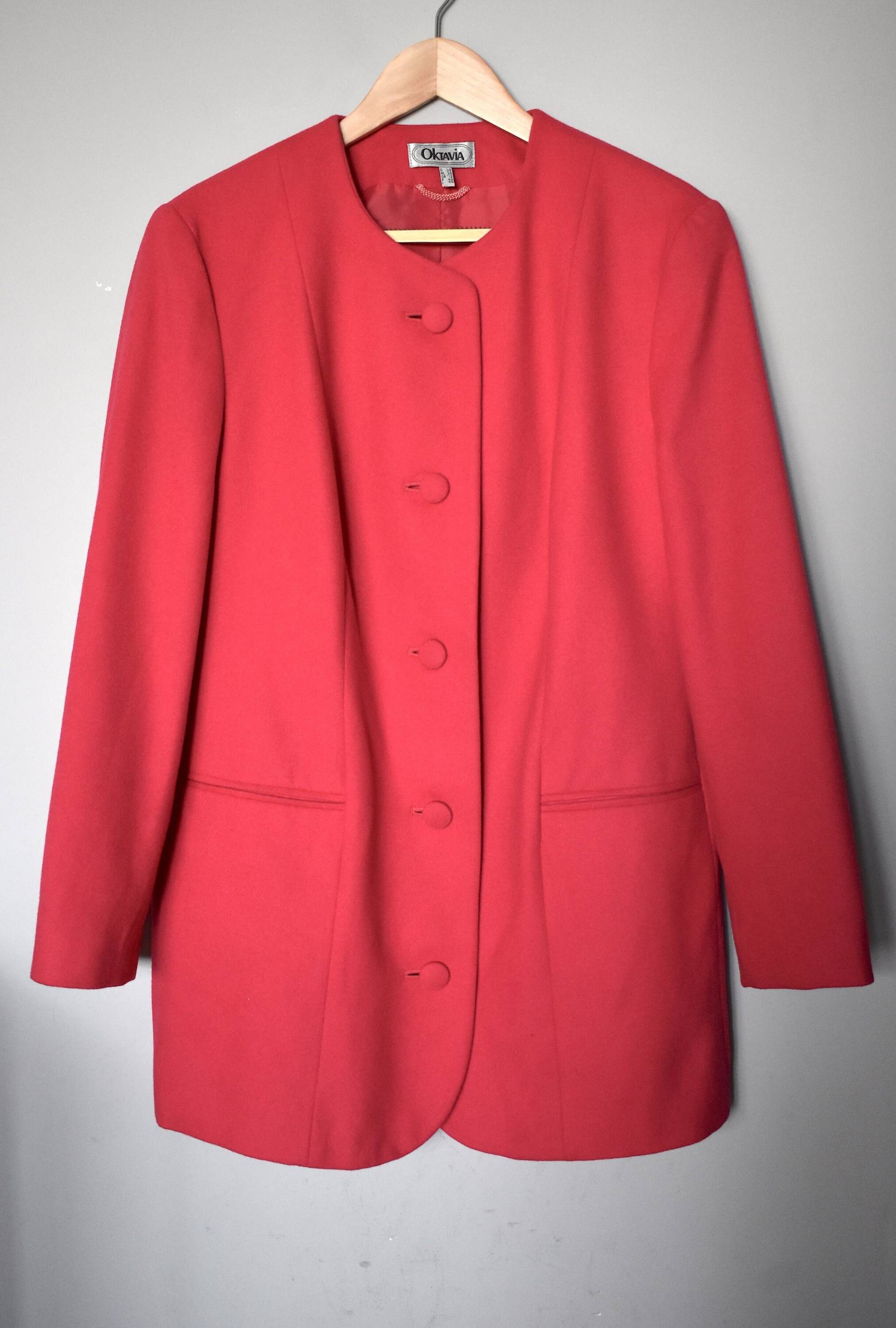 Jahrgang 90Er Kaschmir Rosa Blazer Mit Futter/Wollmischung Ausgestattet Jacke Hipster Lange Damen Grösse 10 Jahrgang 90Er Kaschmir Rosa Blazer Mit Futter/Wollmischung Ausgestattet Jacke Hipster Lange Damen Grösse 10 von damntheglamvintage