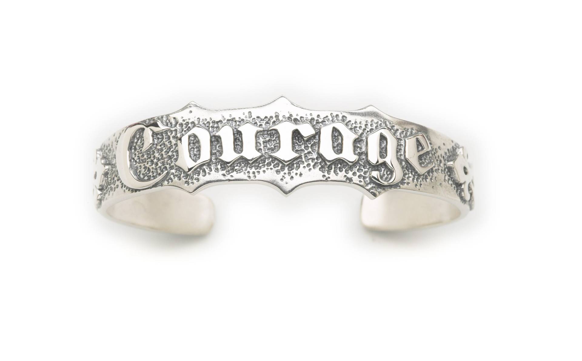 Pink's Courage Sterling Silber Armreif Dana Schneider von danaschneiderjewelry