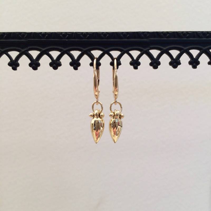 Tropfen #2 Ohrringe Aus 750Er Gold von danaschneiderjewelry