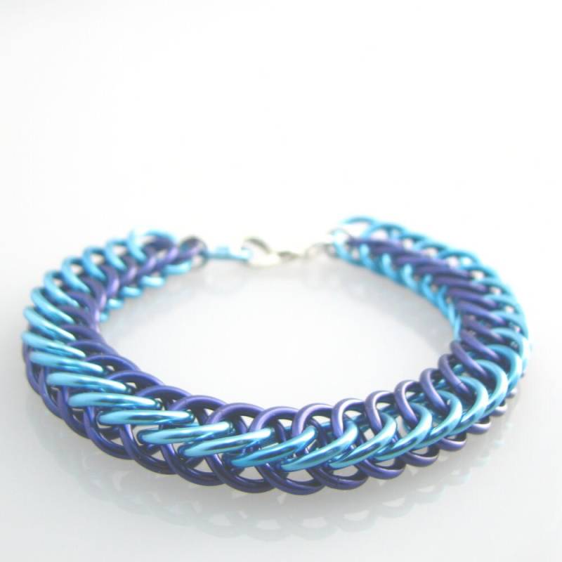 Chris Duet Chainmaille Armband -Wählen Sie Ihre Farbe von dancingleafstudios