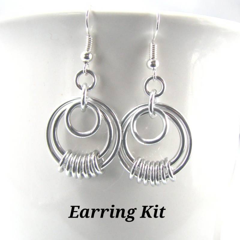 Serenity Chainmaille Ohrring Kit - Wählen Sie Ihre Farbe Serenity Chainmaille Ohrring Kit - Wählen Sie Ihre Farbe von dancingleafstudios