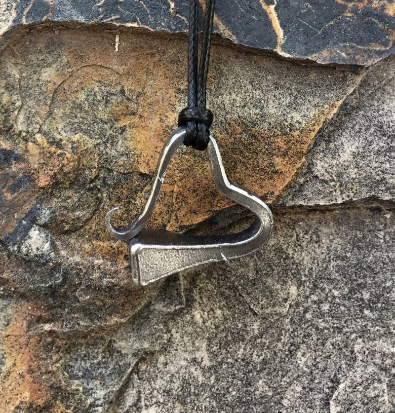 Hufeisennagel Herz Anhänger, Kette, Schmuck, Western Anhänger Hufeisennagel Herz Anhänger, Kette, Schmuck, Western Anhänger von dandsironworks