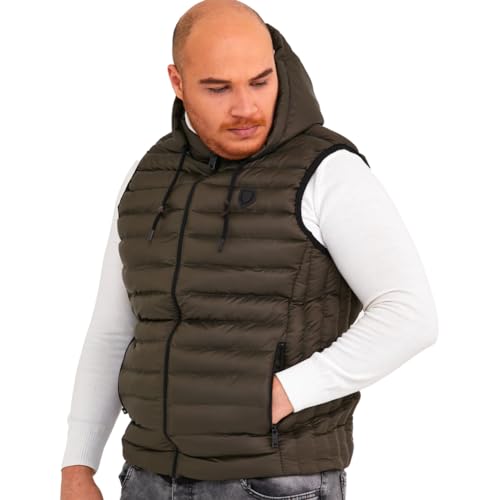danger Übergröße Herren Weste, Wasserdicht, Winddicht,%100 Polyester, Atmungsaktiver Stoff, Leicht und Strapazierfähig Mantel Herren Winter, Waschbar, Große von 3X bis 7XL | 7XL - Khaki danger Übergröße Herren Weste, Wasserdicht, Winddicht,%100 Polyester, Atmungsaktiver Stoff, Leicht und Strapazierfähig Mantel Herren Winter, Waschbar, Große von 3X bis 7XL | 7XL - Khaki von danger