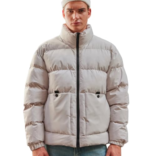 danger Wintermantel Herren, Regen Wasserabweisendes Material, Jacket Winter Warm, Winddicht Warmer Winter Mantel von danger