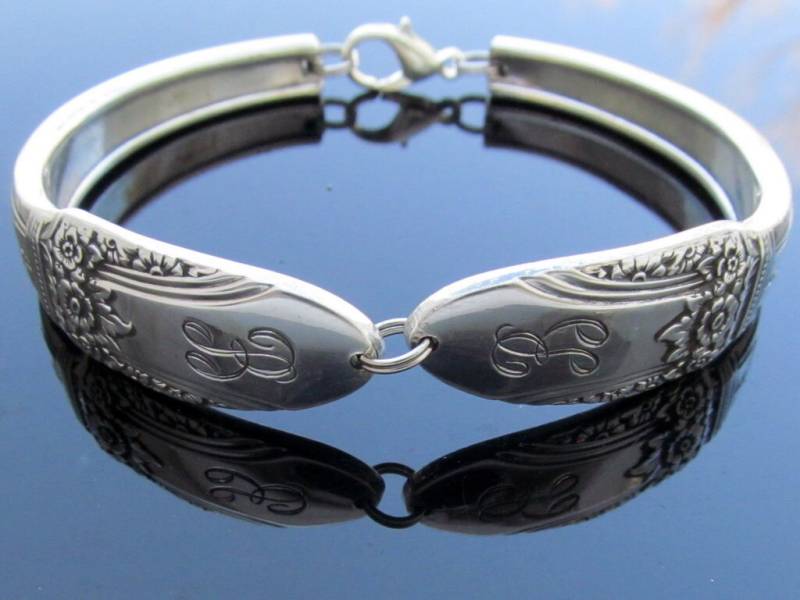 Löffel Armband Mit B Monogramm First Love Klein Medium Groß von dankartistry