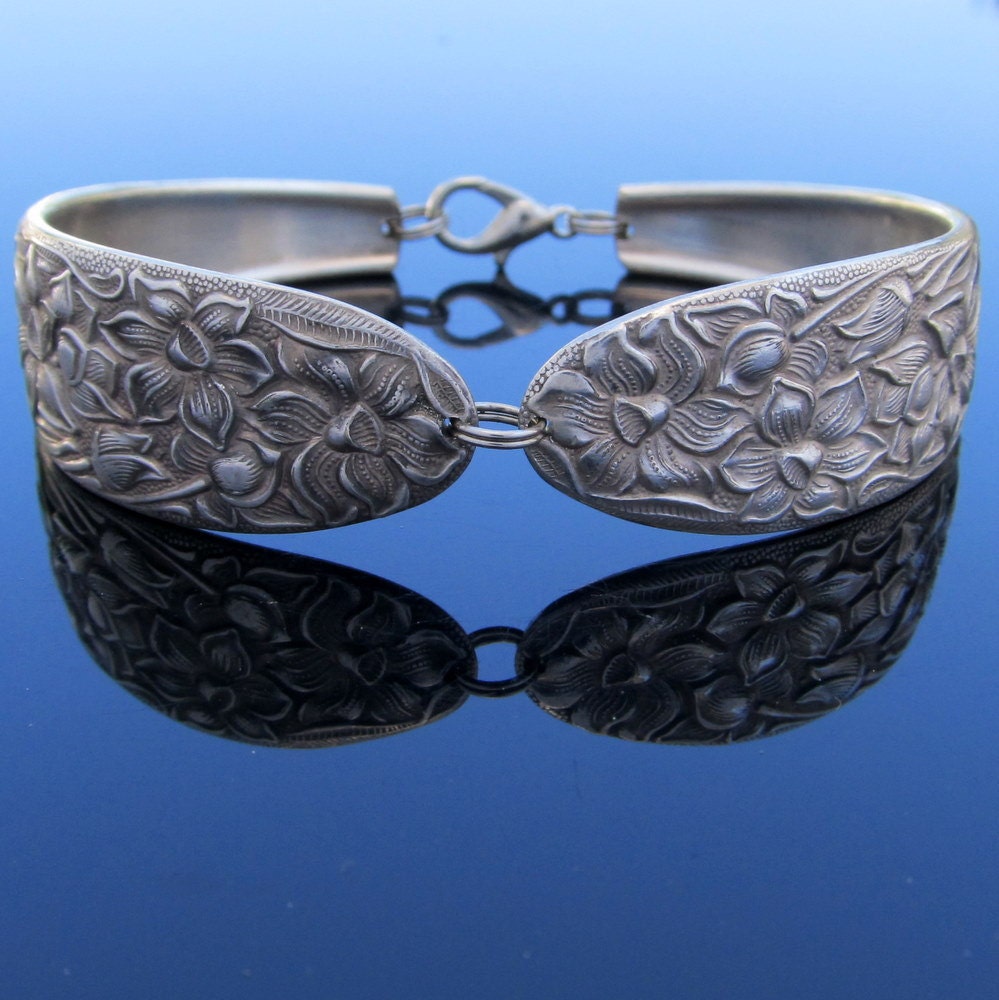 Löffel Armband Narzisse Muster Blumenschmuck Narzissen von dankartistry