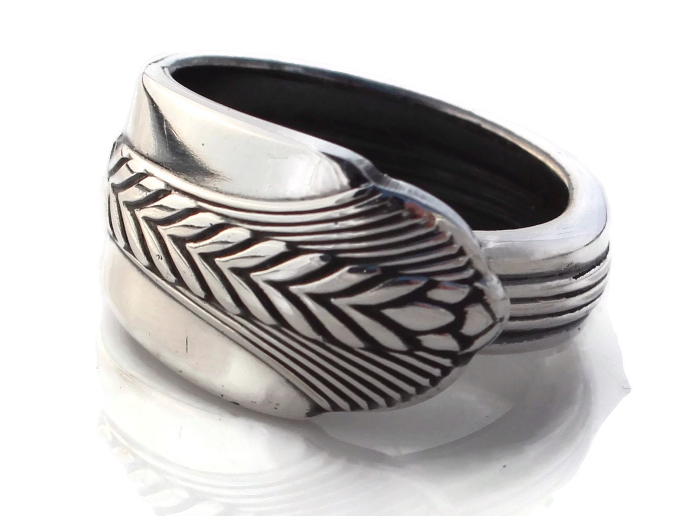 Löffel Ring Allure Größe 3-15 Silber Schmuck Herrenring Damenring Weizenring Der Geschenk Für Ihn Sie Spezielle von dankartistry