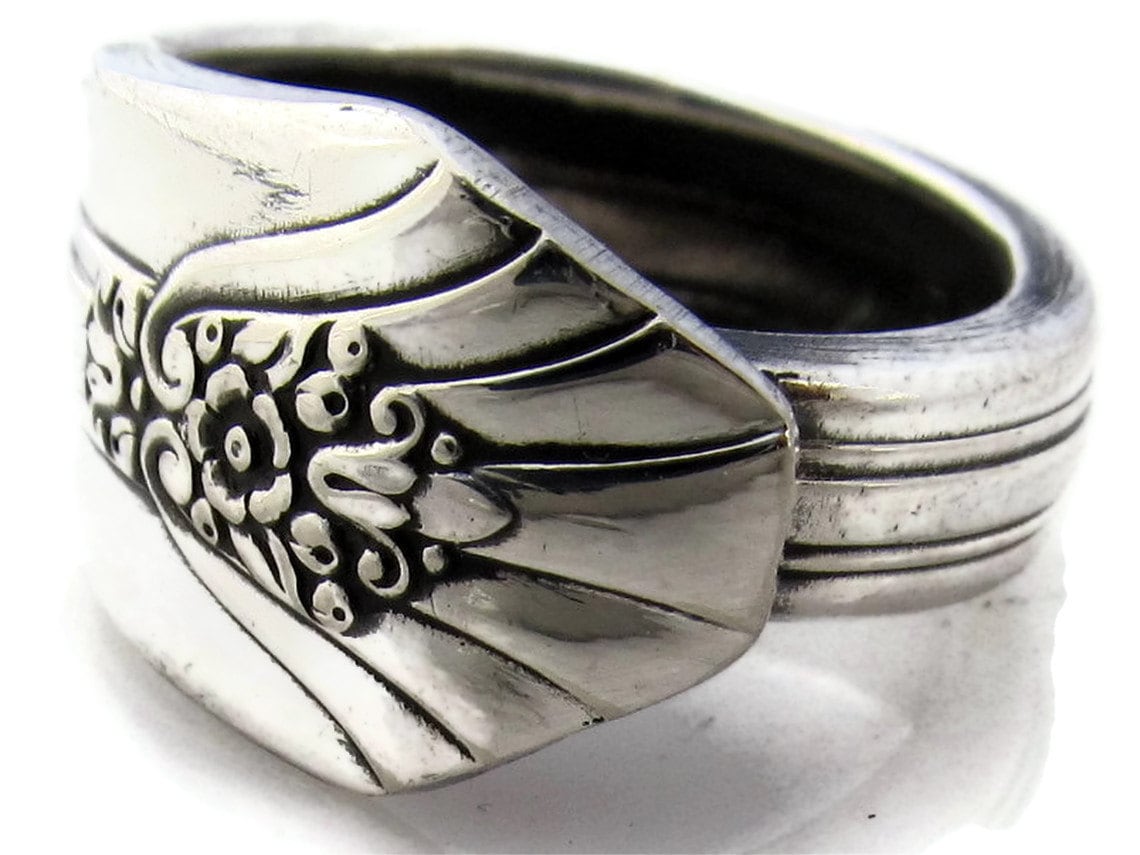 Löffel Ring Imperial Muster von dankartistry