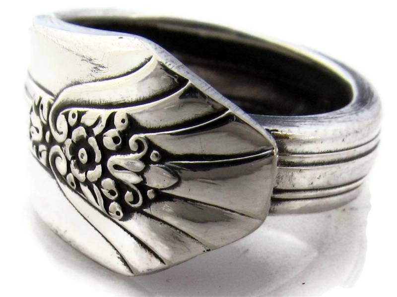 Löffel Ring Imperial Muster von dankartistry