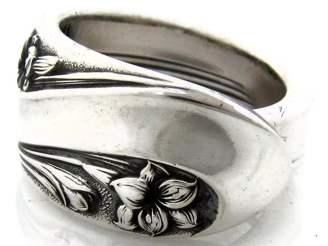 Löffel Ring Romantik Tief Silber von dankartistry