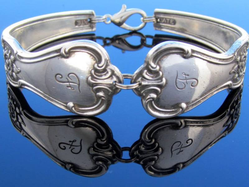 Löffel Armband Signature Mit F Monogramm 1950 Kellogg's von dankartistry