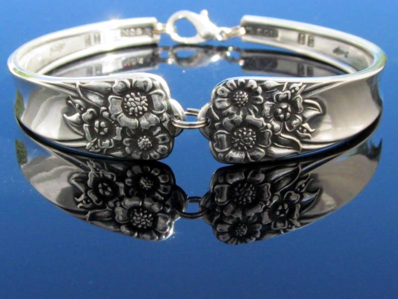 Sonnenblume Armband April 1950 Silber Schmuck von dankartistry