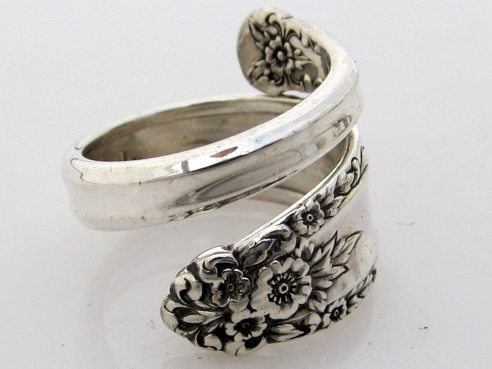 sterling Silber Löffel Ring Größe 8 Prelude International von dankartistry