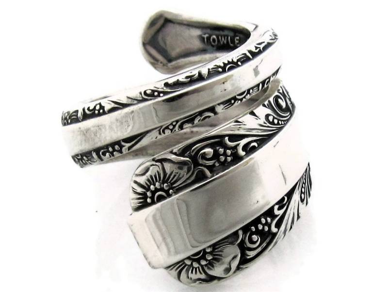 sterling Silber Löffel Ring Kerzentuch von dankartistry