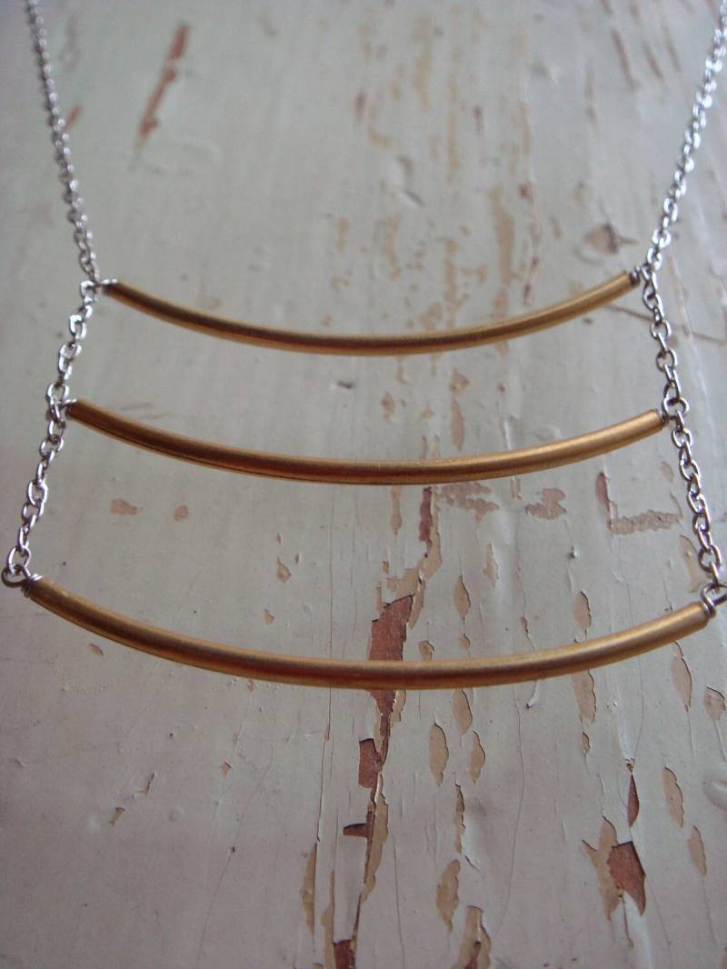 Dreifach Goldenen Bögen Halskette von dapht