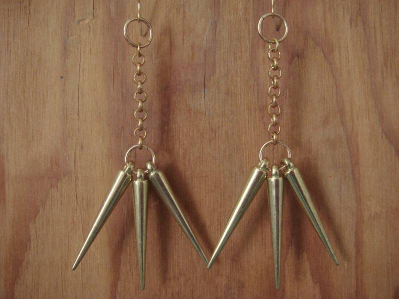 stacheligen Goldohrringe stacheligen Goldohrringe von dapht