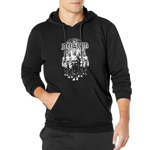 daran Nasum Mens Engine of Death Long Sleeve Hoody with Pocket Sweatershirt, Hoodie XXL von daran