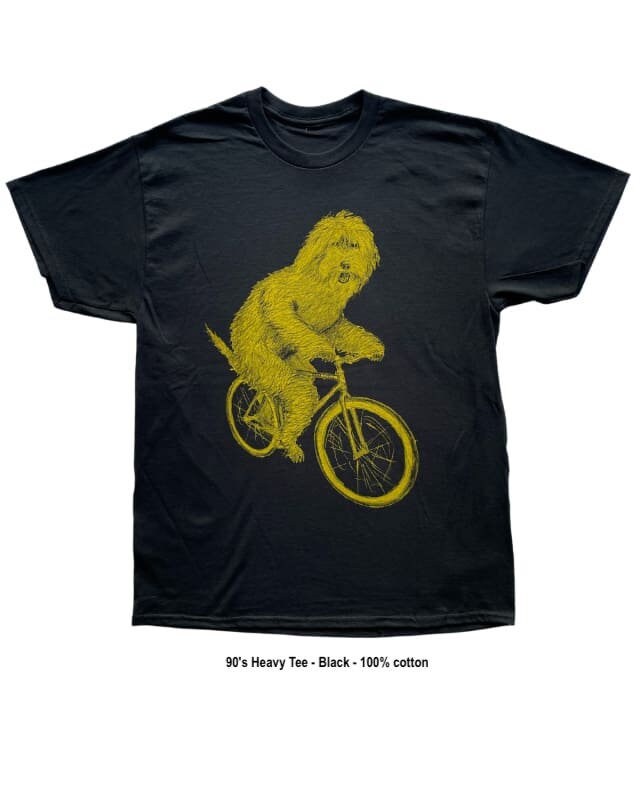 Goldendoodle Auf Einem Fahrrad Shirt - Dunkle Fahrradbekleidung Herren/Unisex Shirts von darkcycleclothing