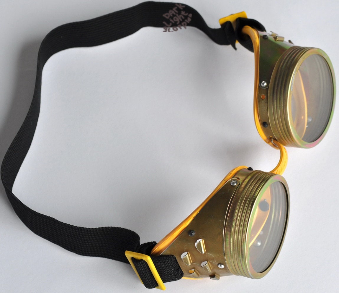 steampunk Brille Vintage Cyber Schutzbrille Brennender Mann Alte steampunk Brille Vintage Cyber Schutzbrille Brennender Mann Alte von darklightscorpion