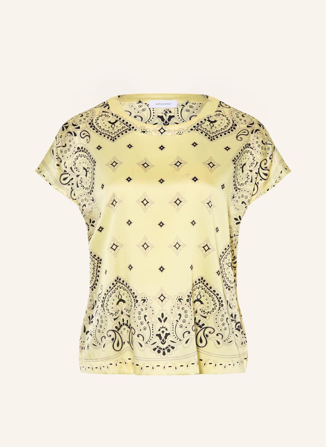 Darling Harbour Blusenshirt Aus Seide gelb von darling harbour