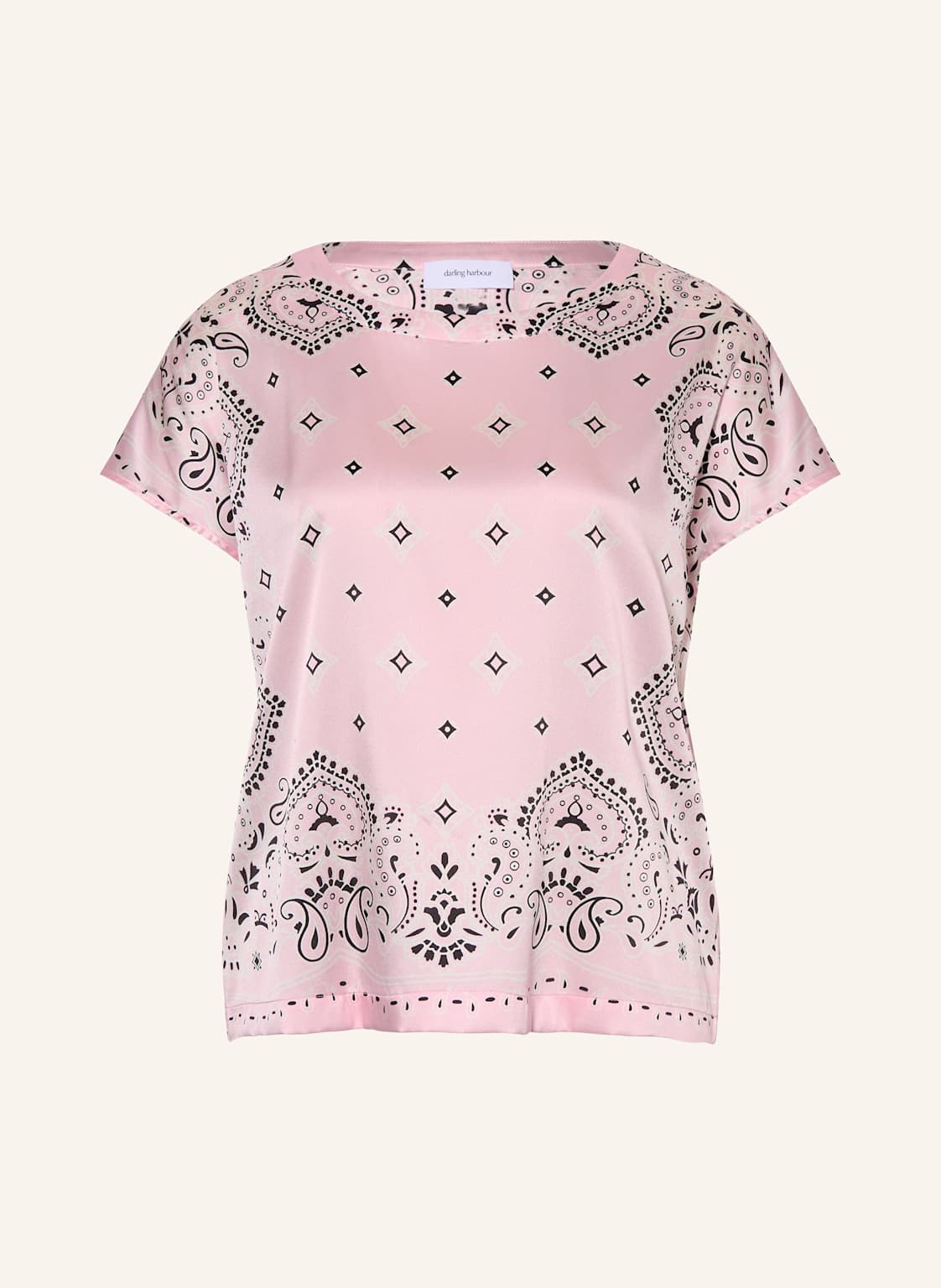 Darling Harbour Blusenshirt Aus Seide rosa von darling harbour