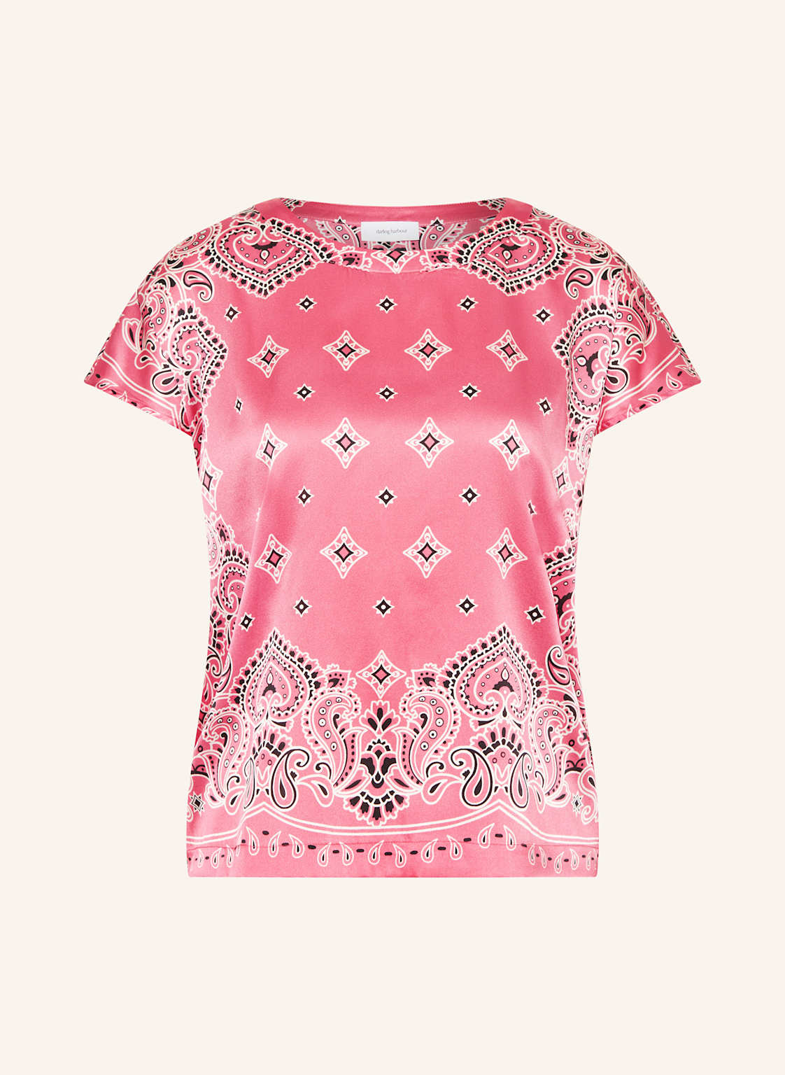 Darling Harbour Blusenshirt Aus Seide rot von darling harbour