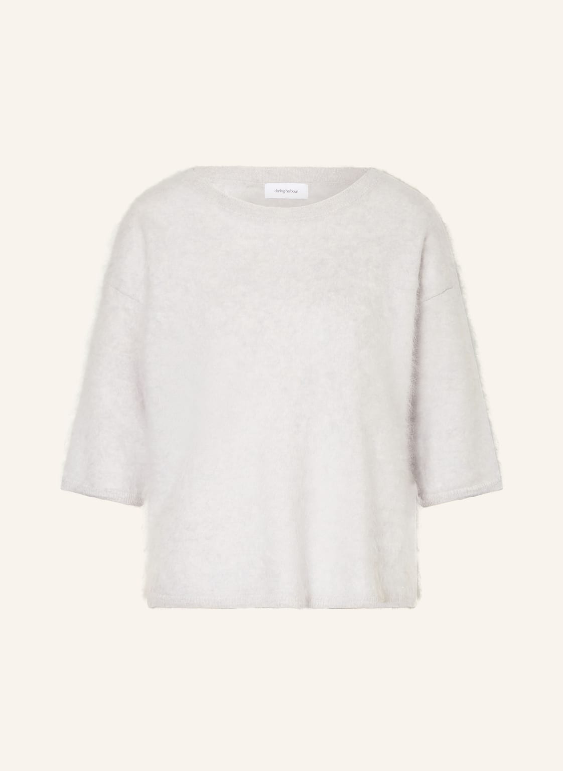 Darling Harbour Cashmere-Pullover Mit 3/4-Arm grau von darling harbour