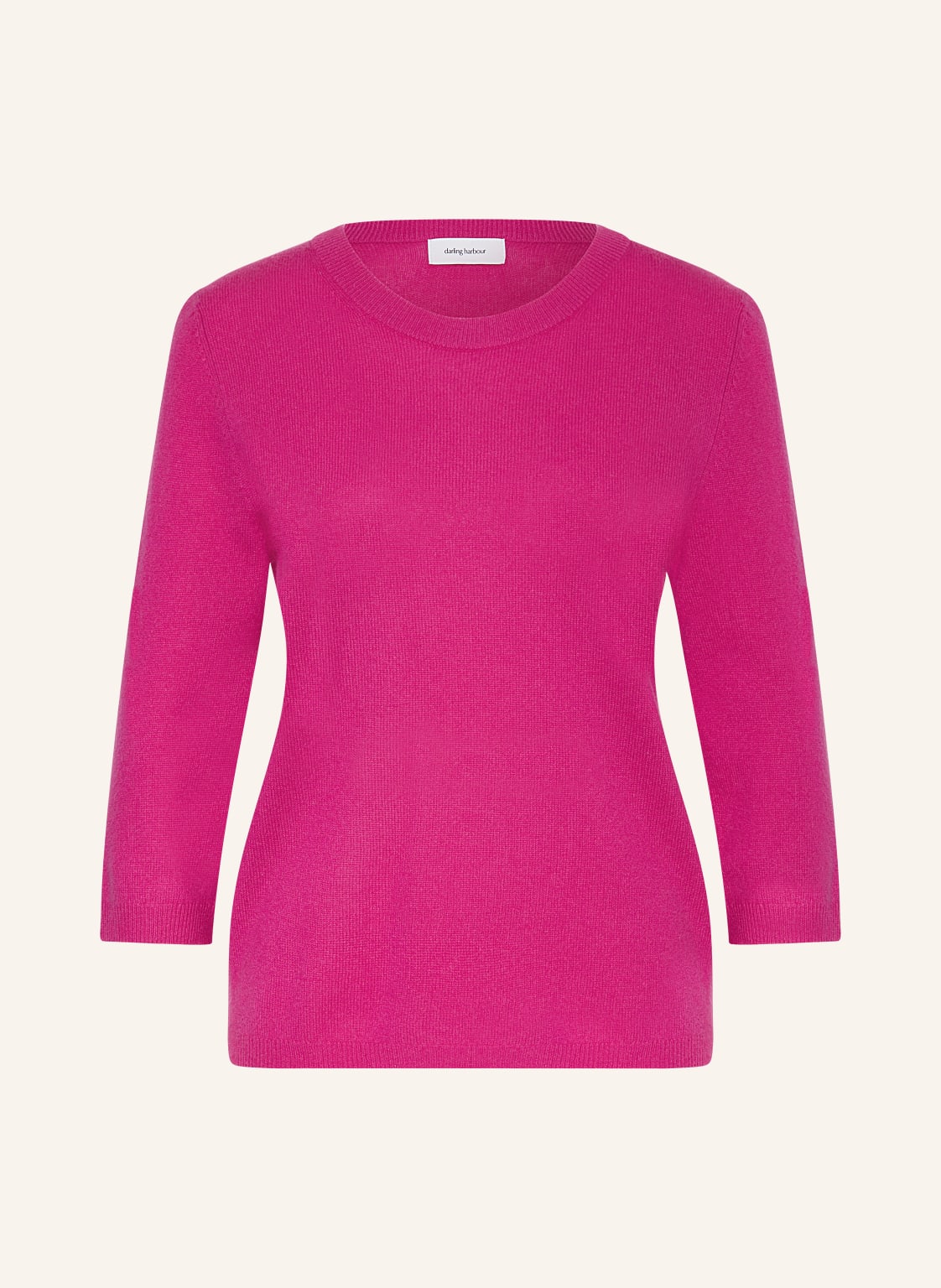 Darling Harbour Cashmere-Pullover Mit 3/4-Arm pink von darling harbour