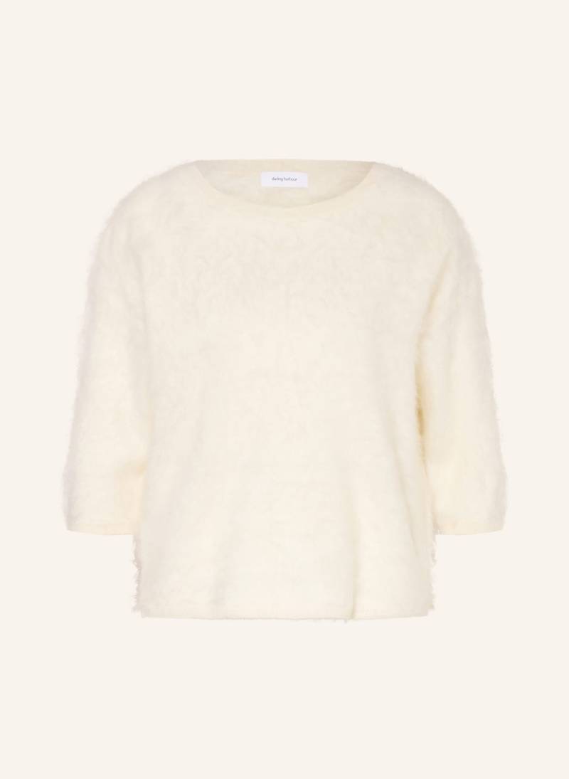 Darling Harbour Cashmere-Pullover Mit 3/4-Arm weiss von darling harbour