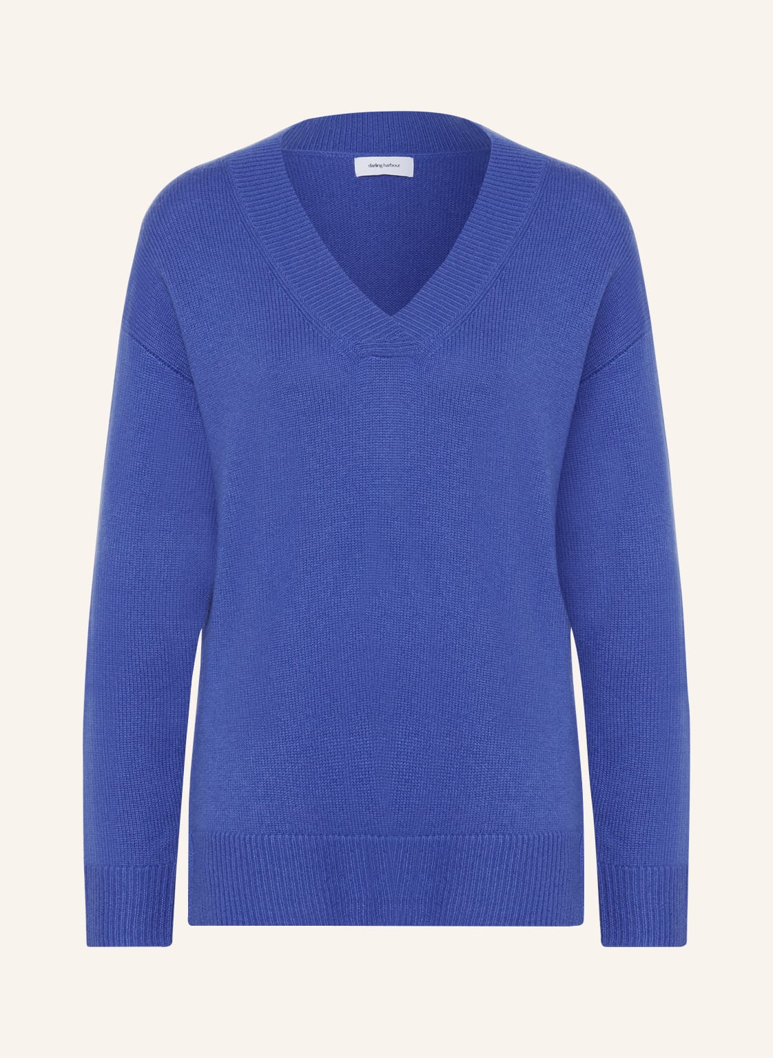 Darling Harbour Cashmere-Pullover blau von darling harbour