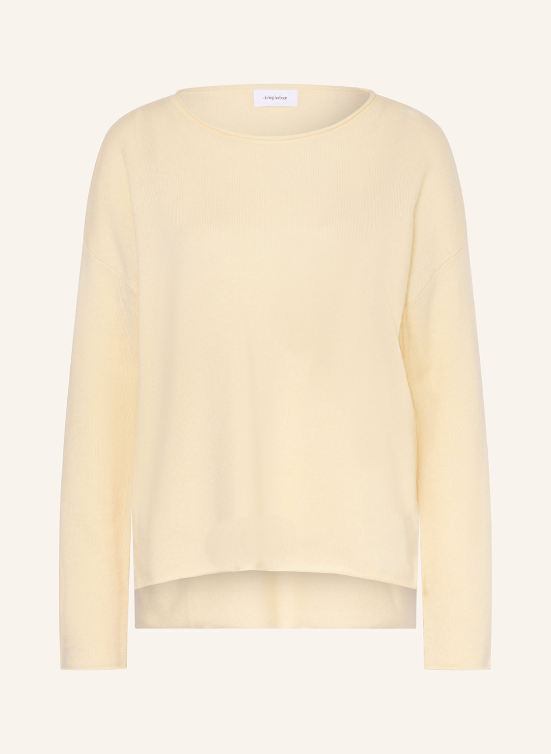 Darling Harbour Cashmere-Pullover gelb von darling harbour