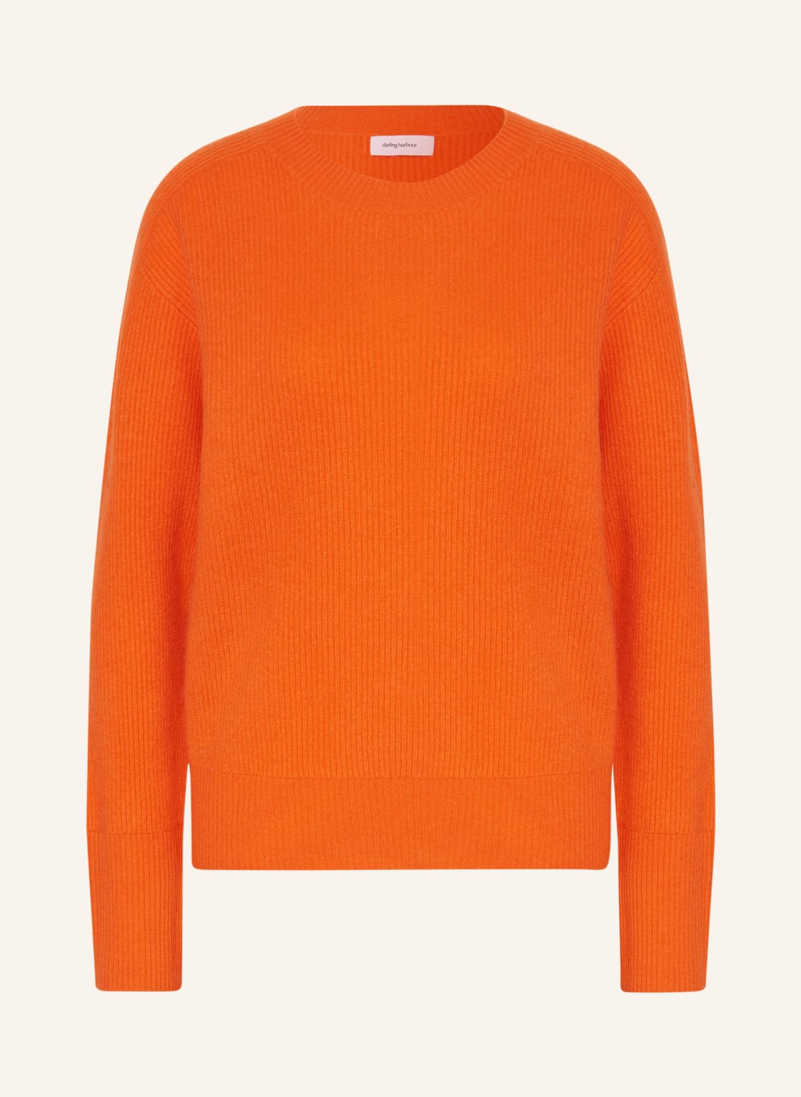 Darling Harbour Cashmere-Pullover orange von darling harbour