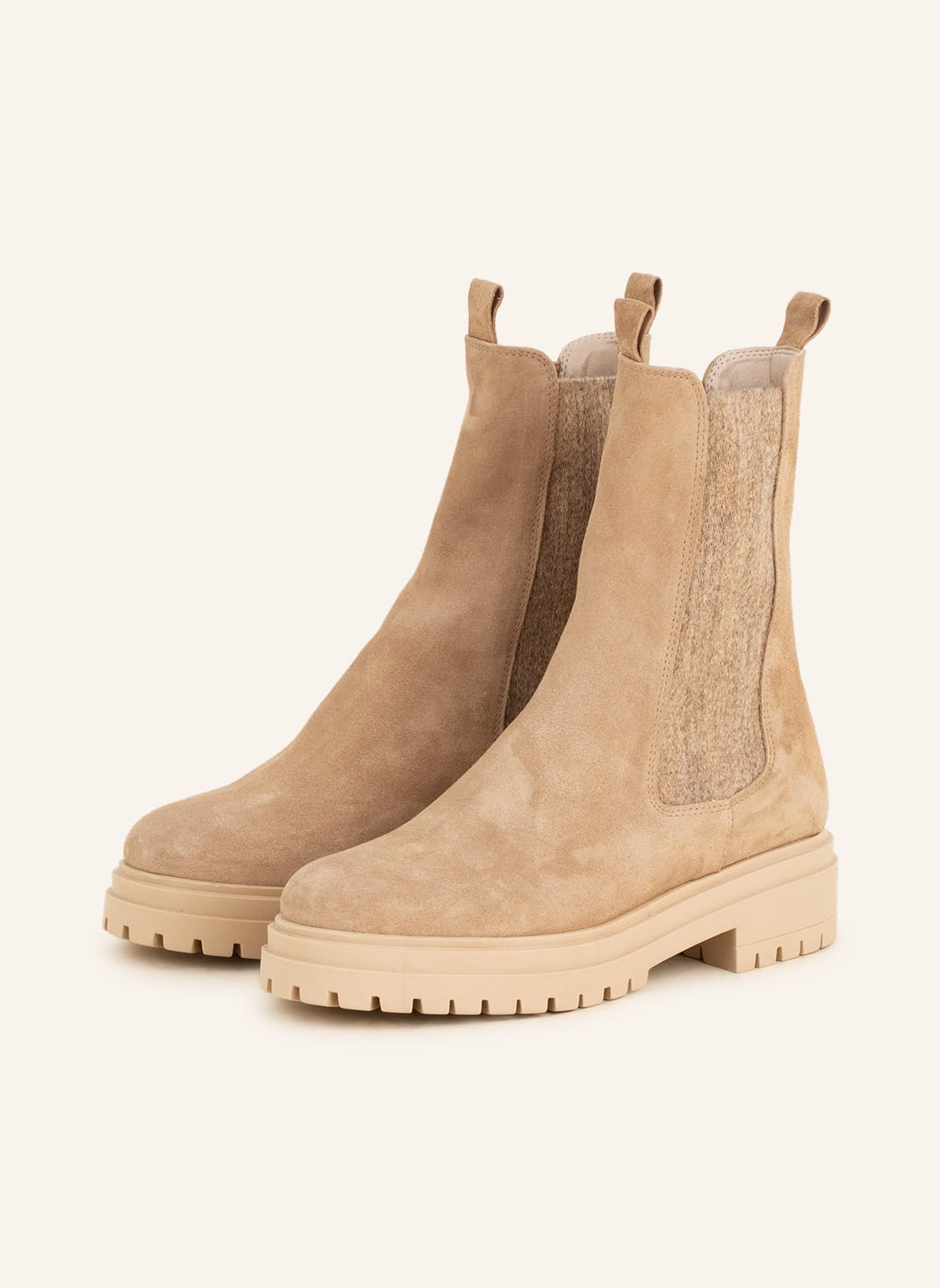 Darling Harbour Chelsea-Boots braun von darling harbour