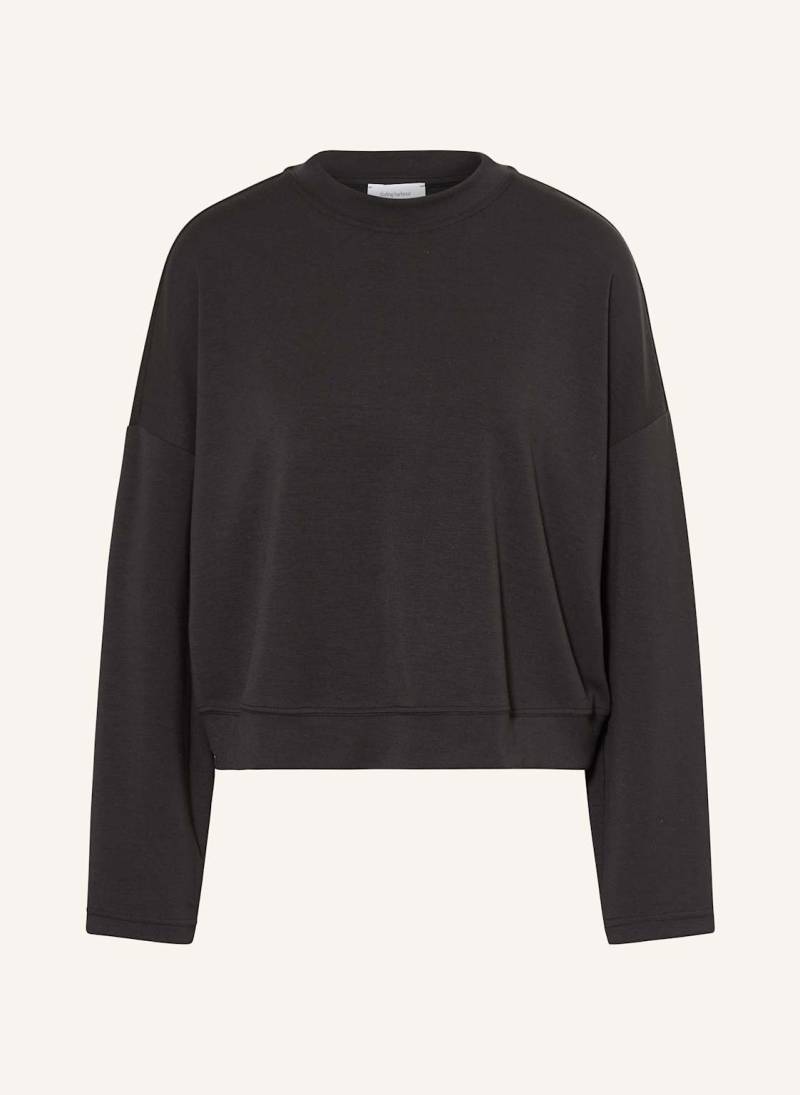 Darling Harbour Cropped-Longsleeve schwarz von darling harbour
