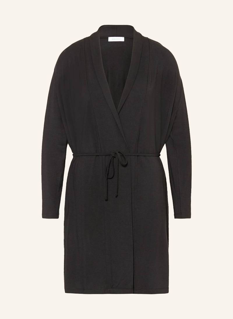 Darling Harbour Damen-Morgenmantel schwarz von darling harbour